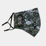 Camo Grey Bluku Face Mask